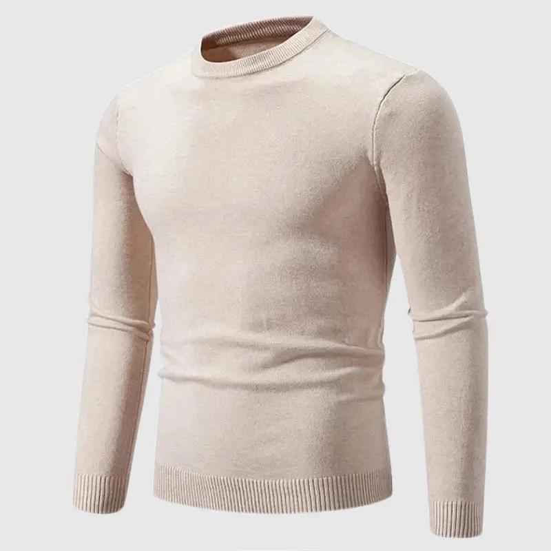 Men’s Tailored Crewneck Sweater – Signature Knit Design SPECTER LONDON
