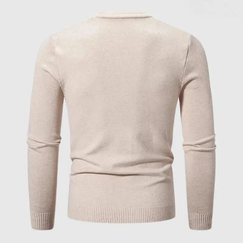 Men’s Tailored Crewneck Sweater – Signature Knit Design SPECTER LONDON